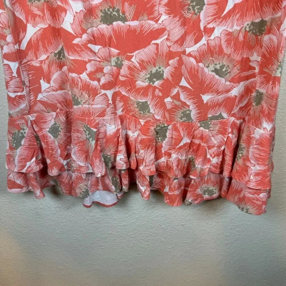 Tommy Bahama Women's Tropical Mini Floral Ruffled Skirt Resort Vacation Size XS - Picture 3 of 7